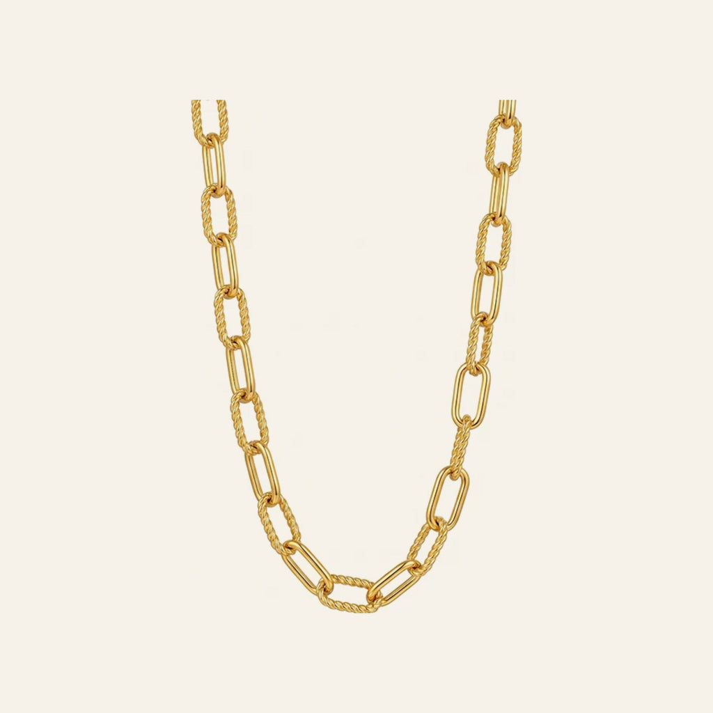 Catena VIATRIX – colar de corrente grossa banhado a ouro