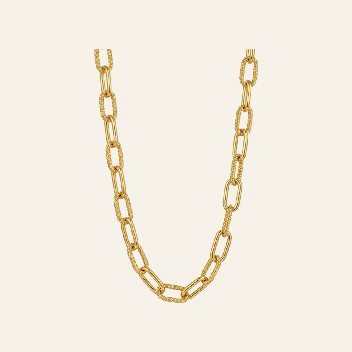 Catena VIATRIX – colar de corrente grossa banhado a ouro