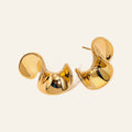 Brincos Spira VIATRIX – brincos espiral dourados
